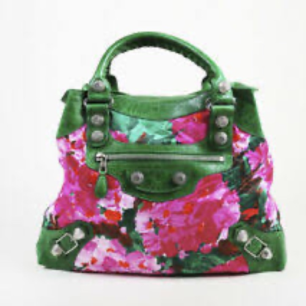 Vintage floral city balenciaga 2008